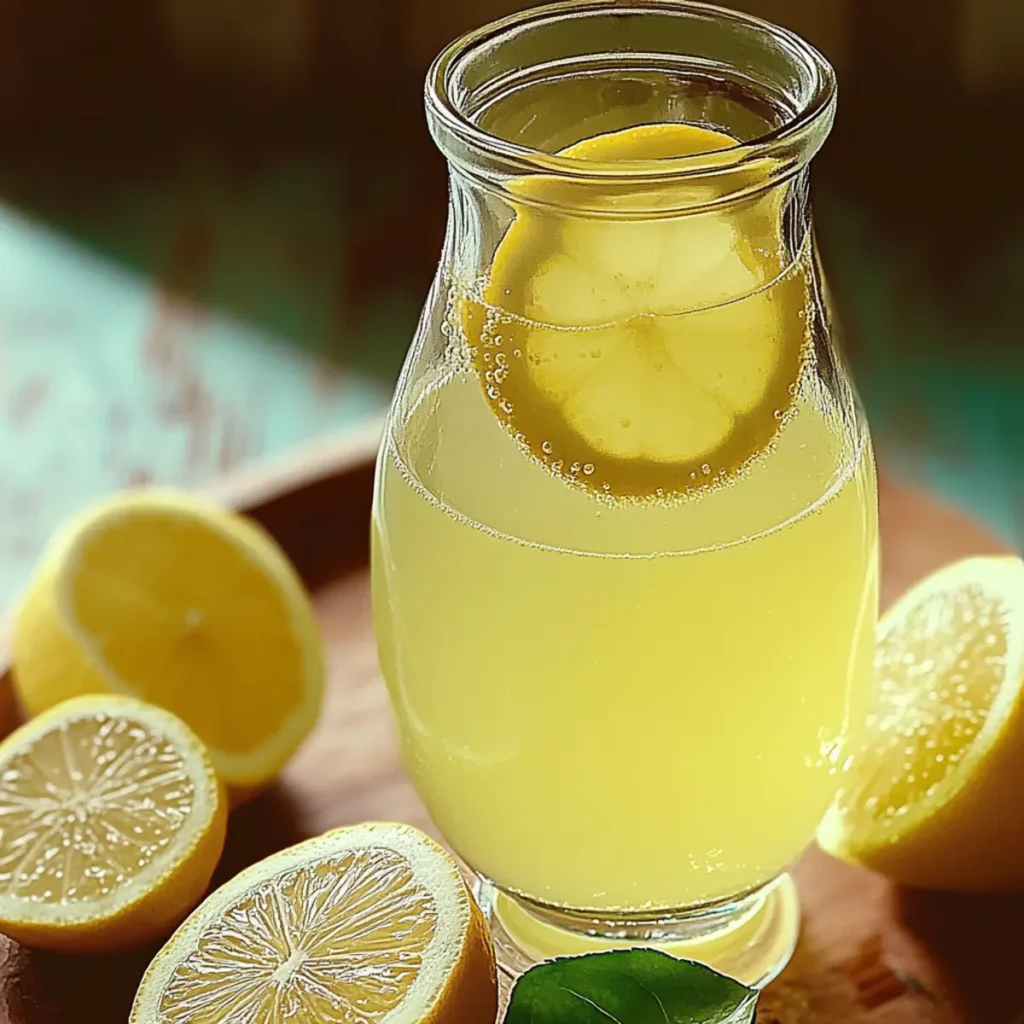 Homemade Limoncello