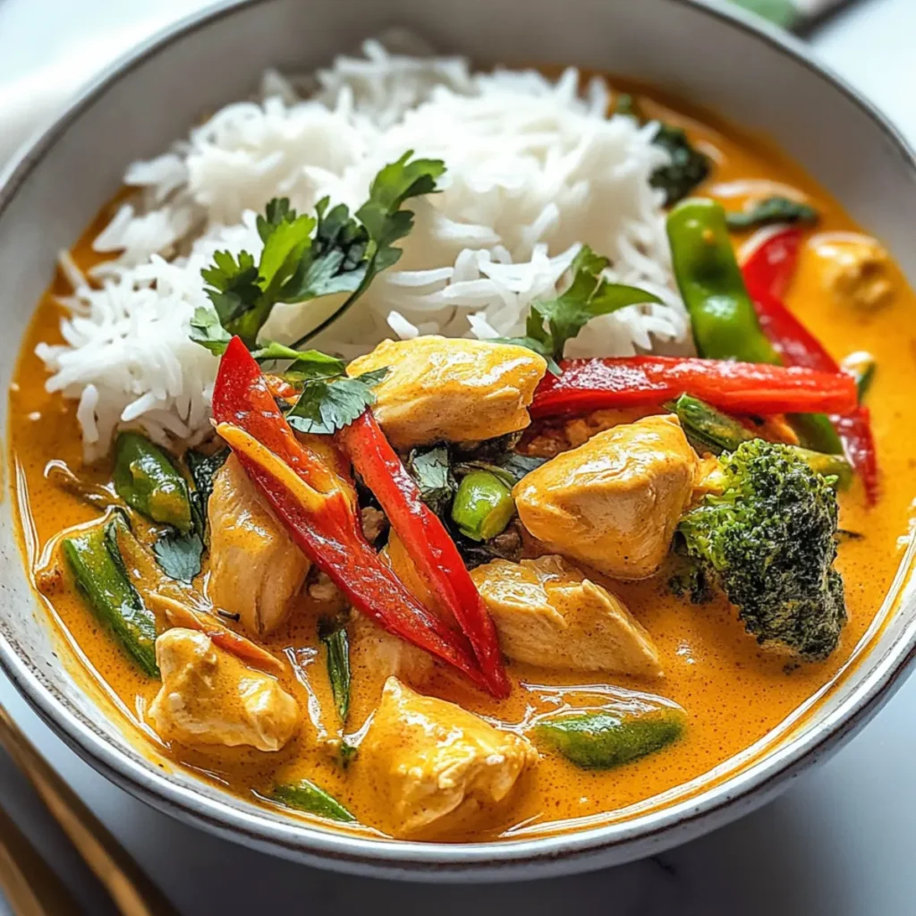 Thai Chicken Curry with Coconut Milk
