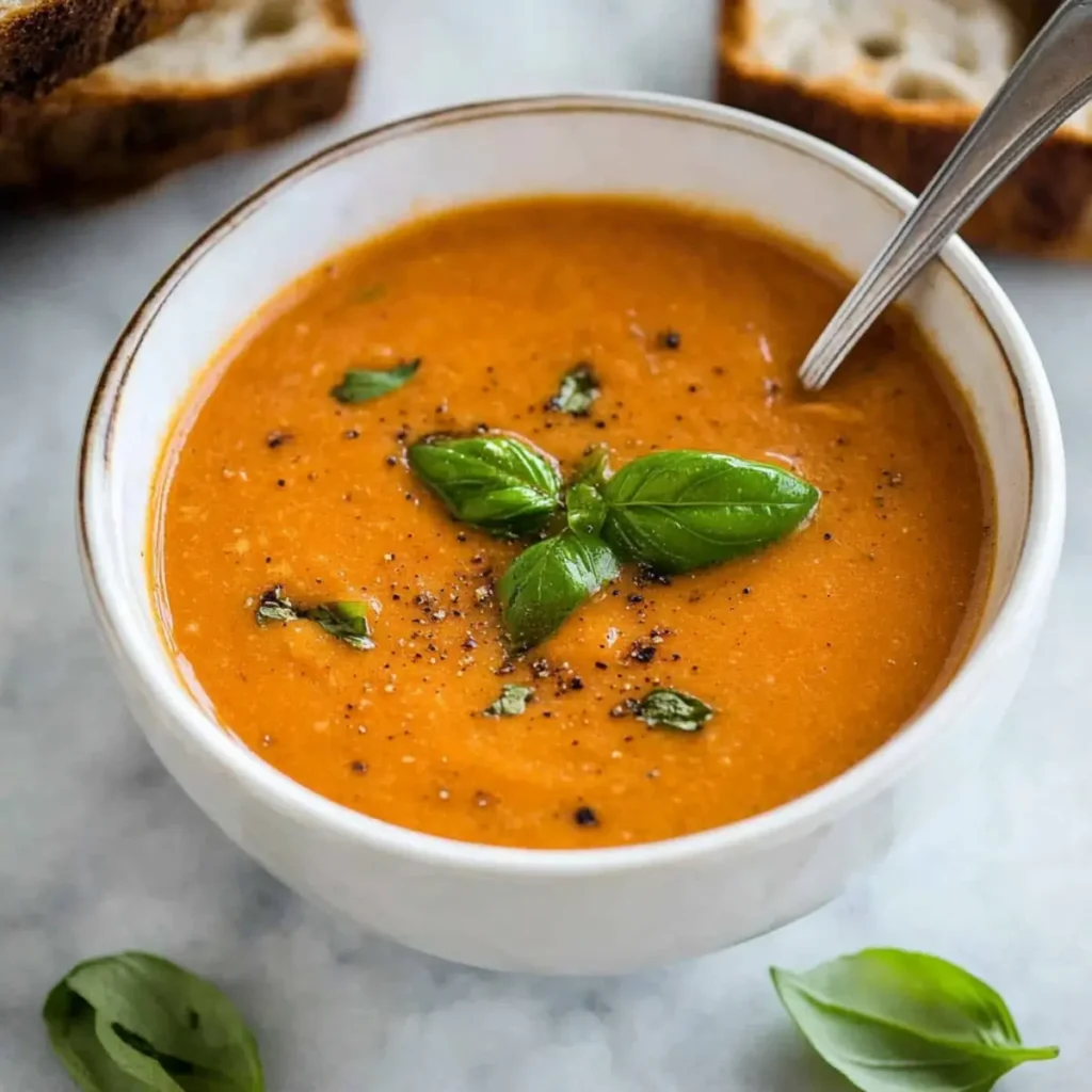 Creamy Tomato Basil Soup