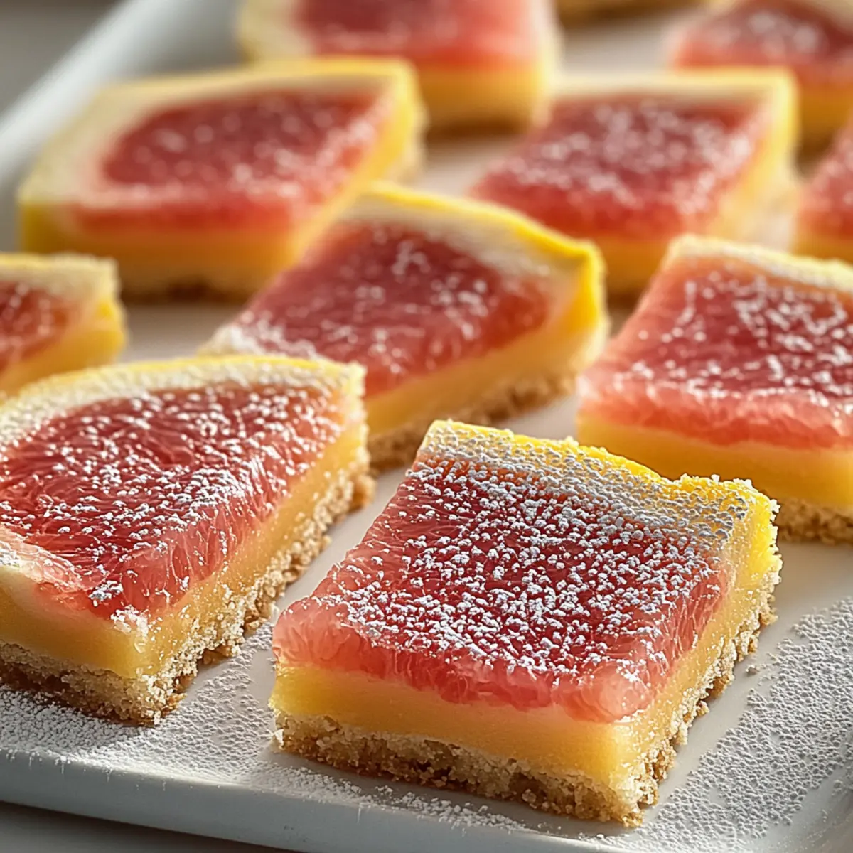 Pink Grapefruit Bars