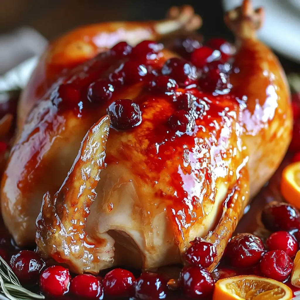 Cranberry-Orange Glazed Turkey