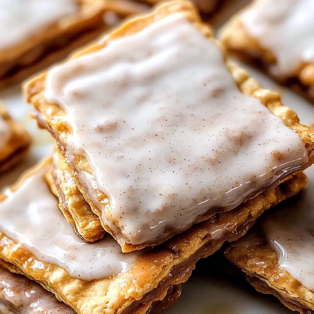 Homemade Frosted Brown Sugar Cinnamon Pop Tarts