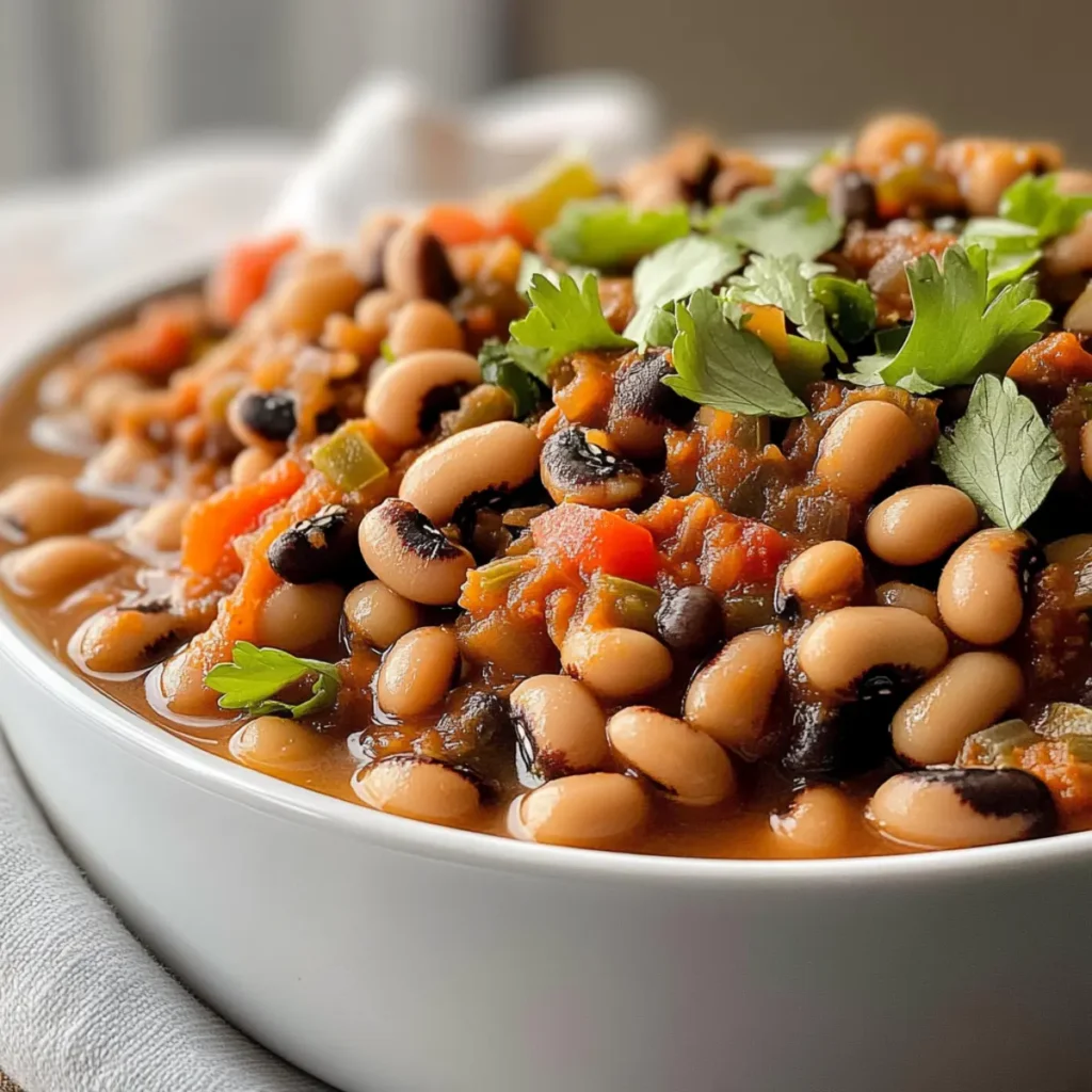 Slow Cooker Spicy Black-Eyed Peas