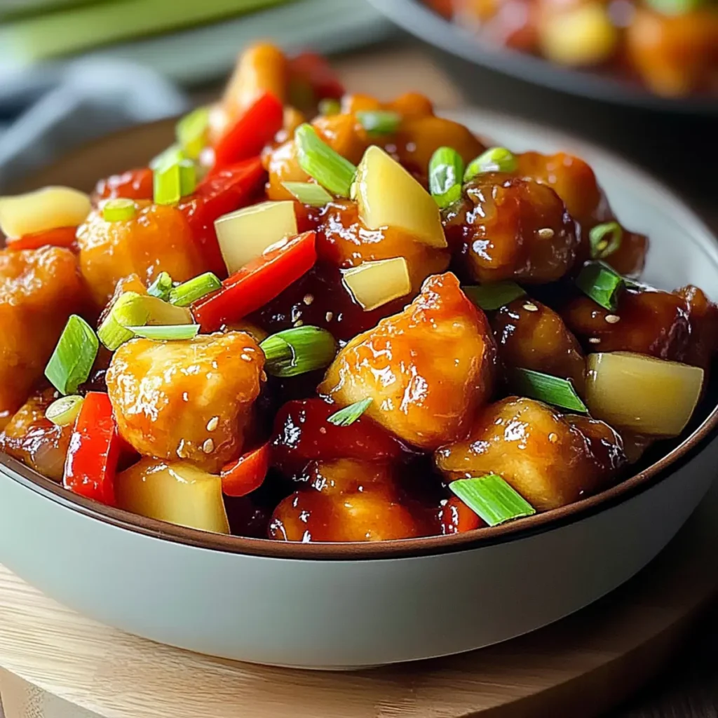 Baked Sweet and Sour Chicken