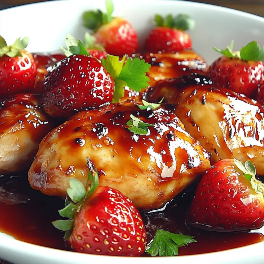 Barbecued Strawberry Chicken