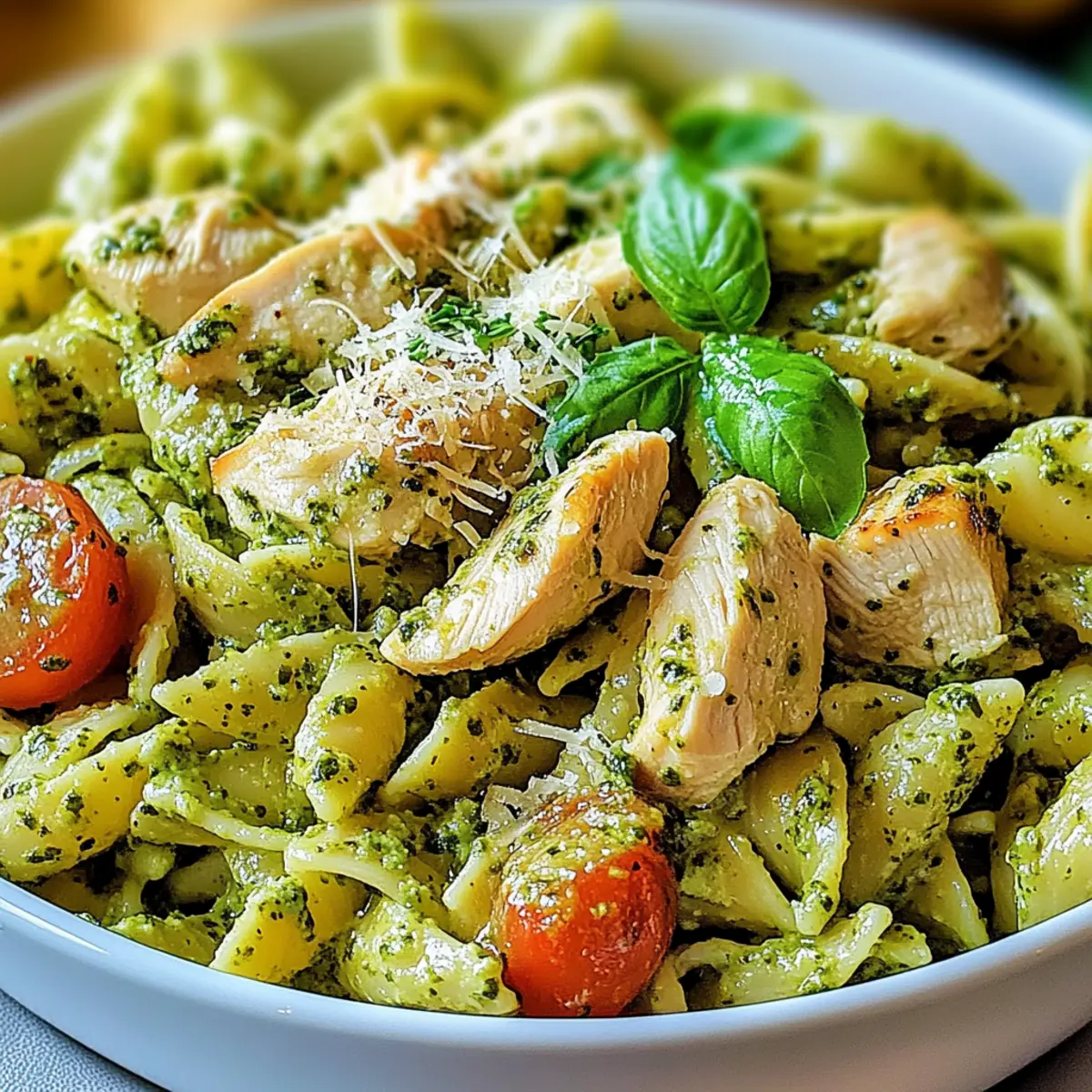 Italian Chicken Pasta Recipe – Chicken Pesto Pasta