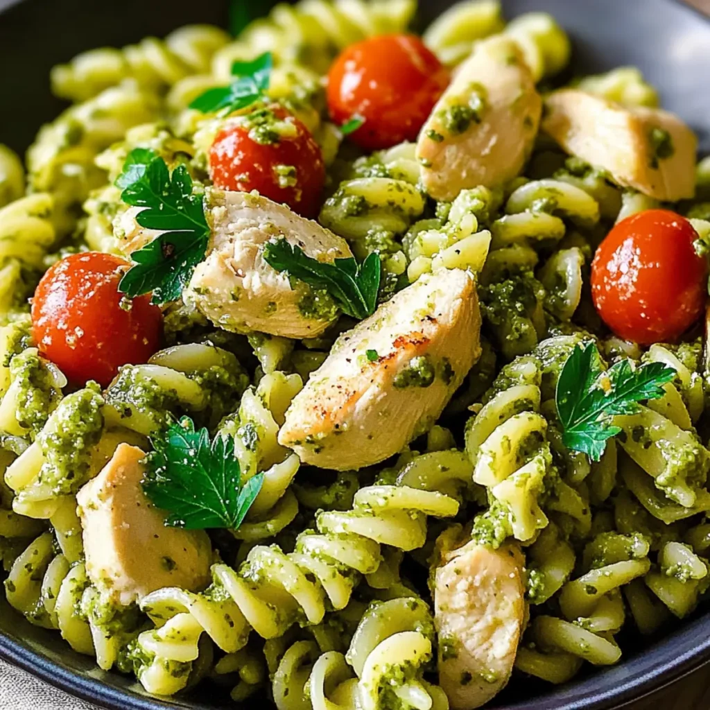 Italian Chicken Pasta Recipe – Chicken Pesto Pasta