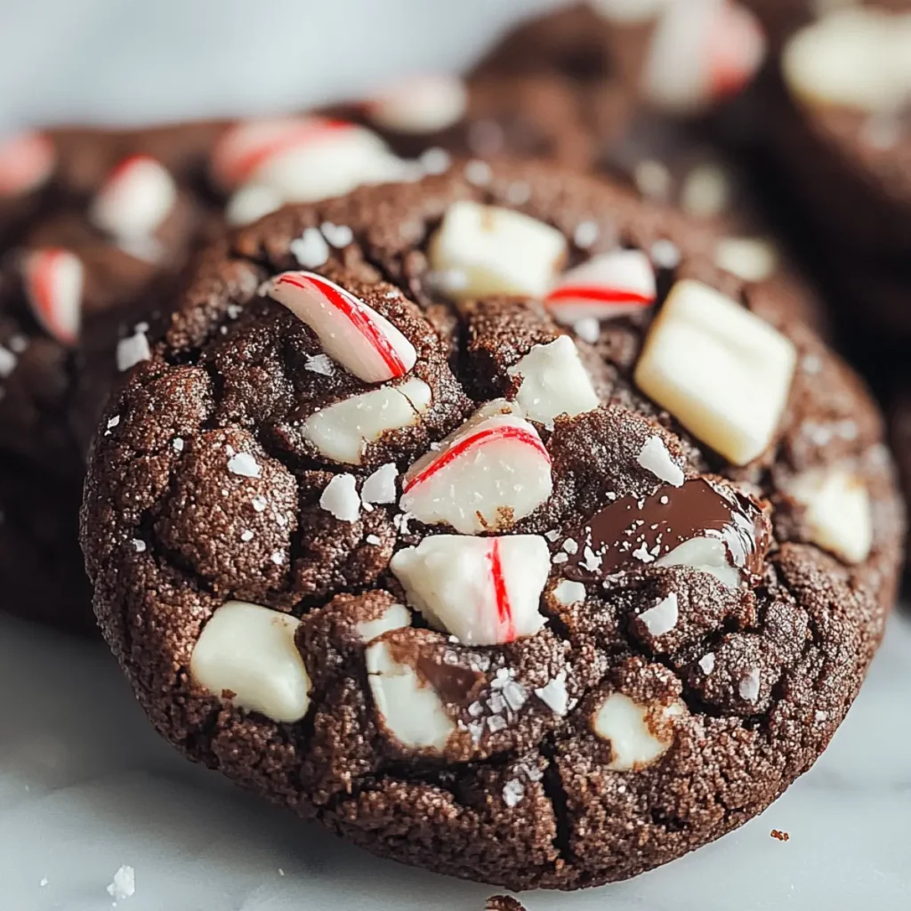 Double Chocolate Peppermint Cookies