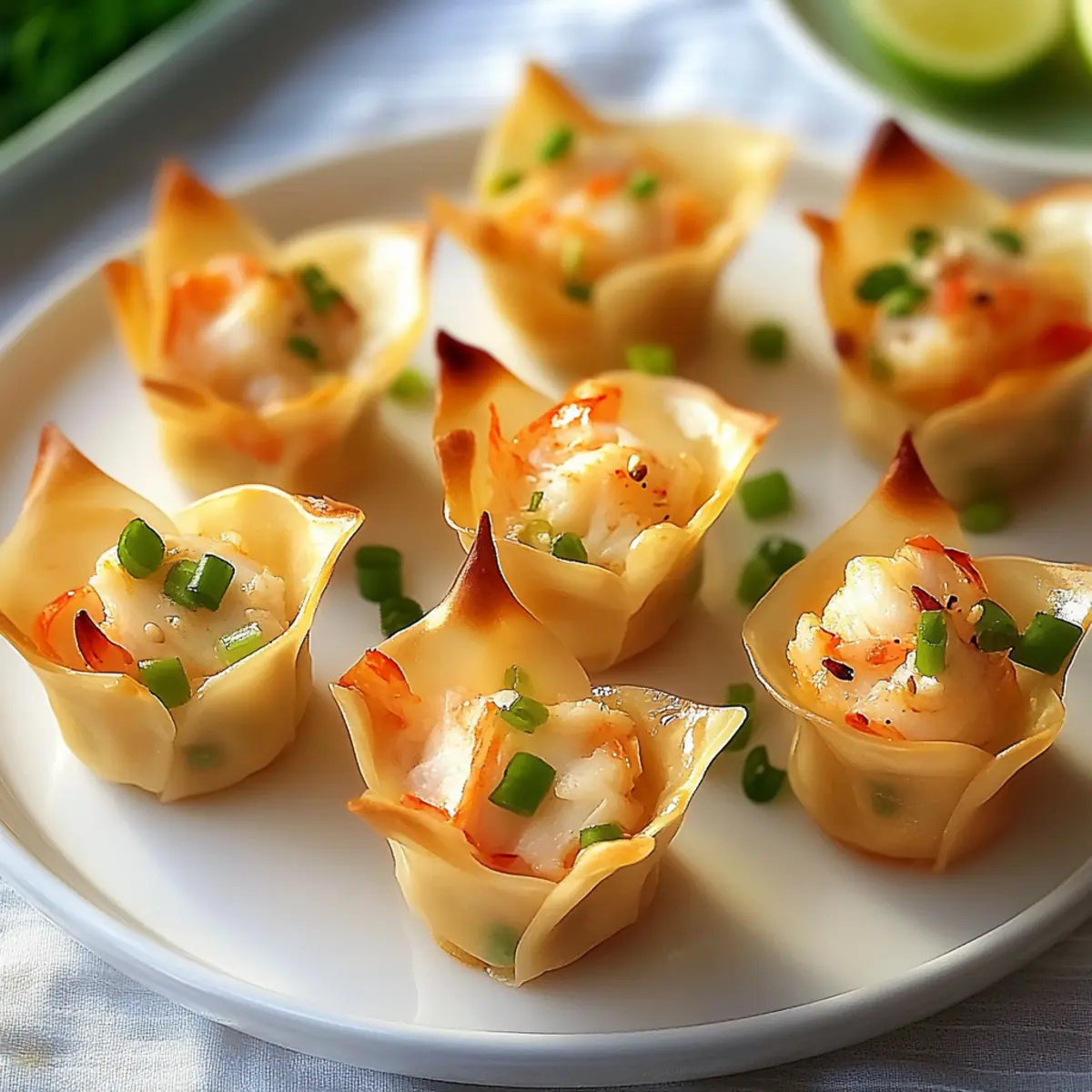 Crab Wonton Cups