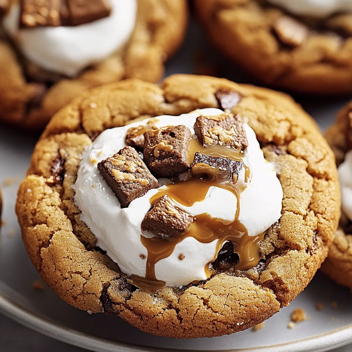 S'mores-Stuffed Cookies
