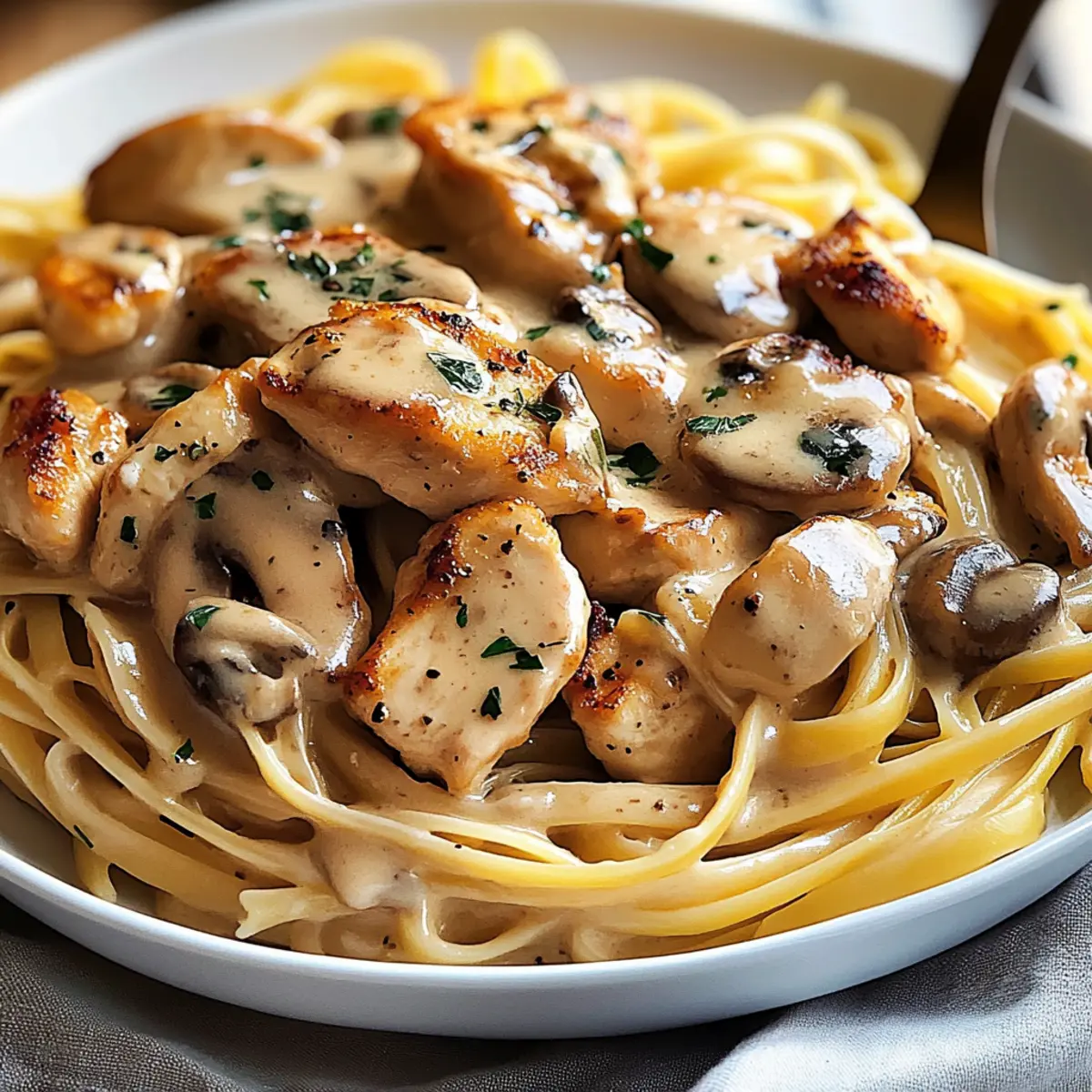 Chicken Marsala Pasta