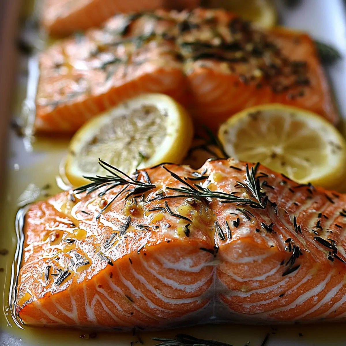 Salmon Roasted in Butter