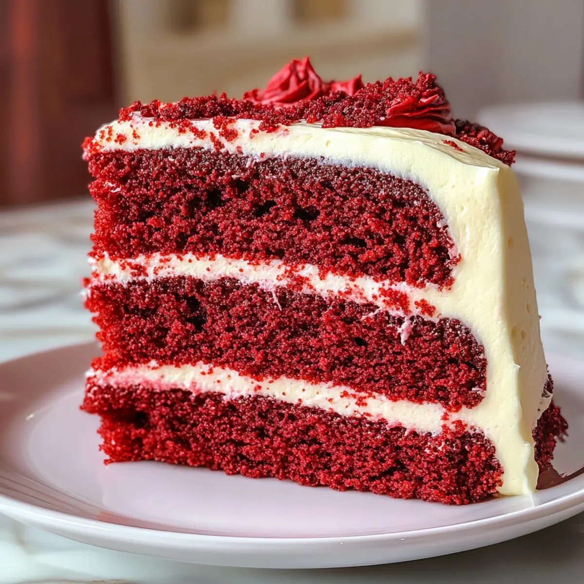 Homemade Red Velvet Cake