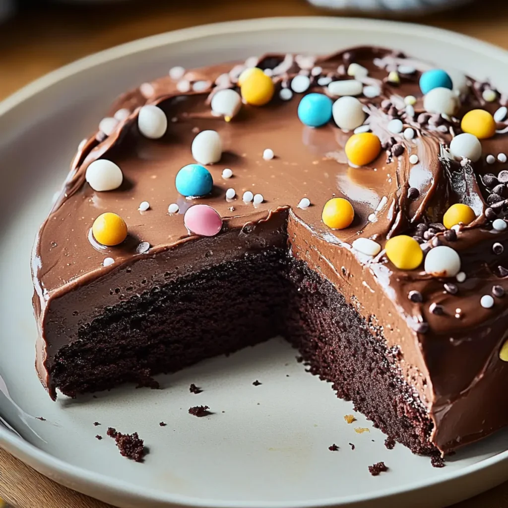 Polka Dot Chocolate Party Cake