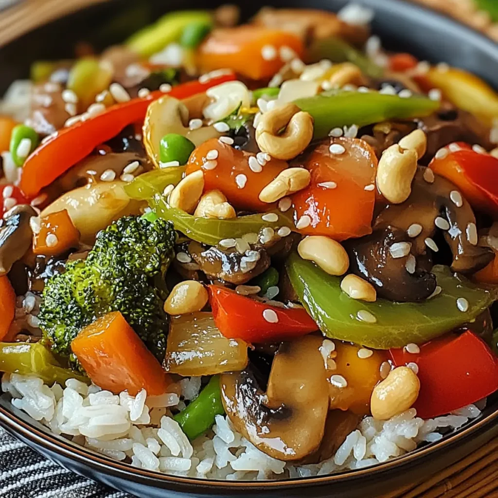 Vegetable Stir-Fry with Rice
