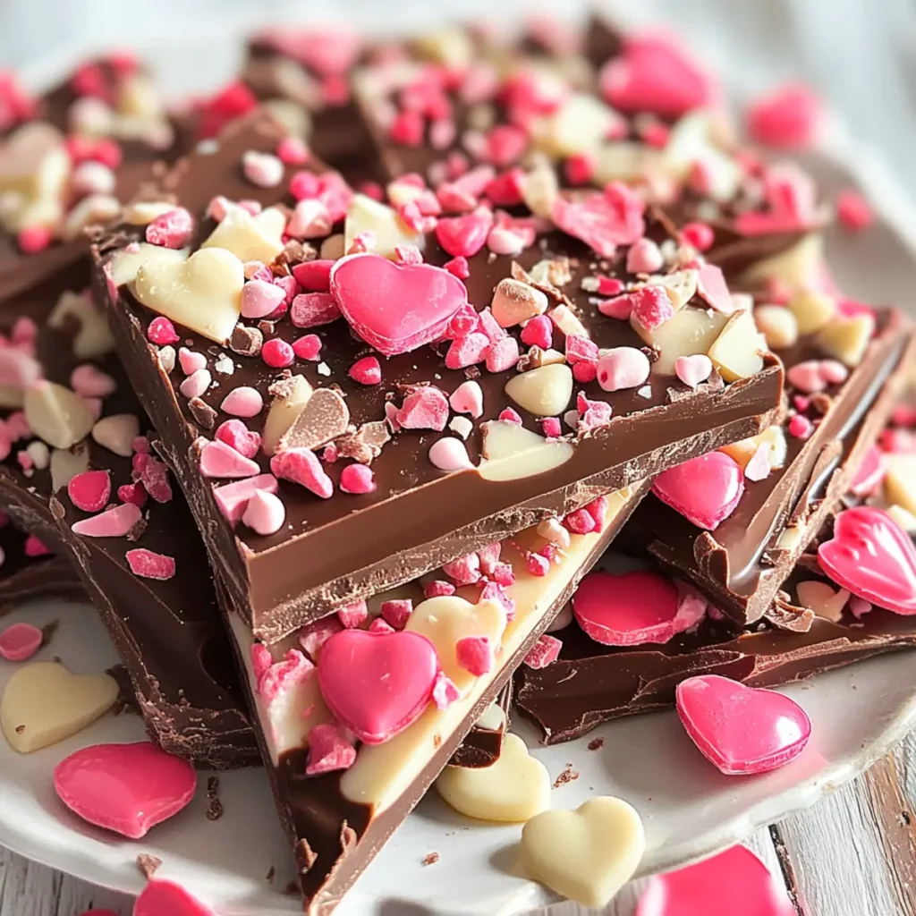 Valentine’s Day Chocolate Bark