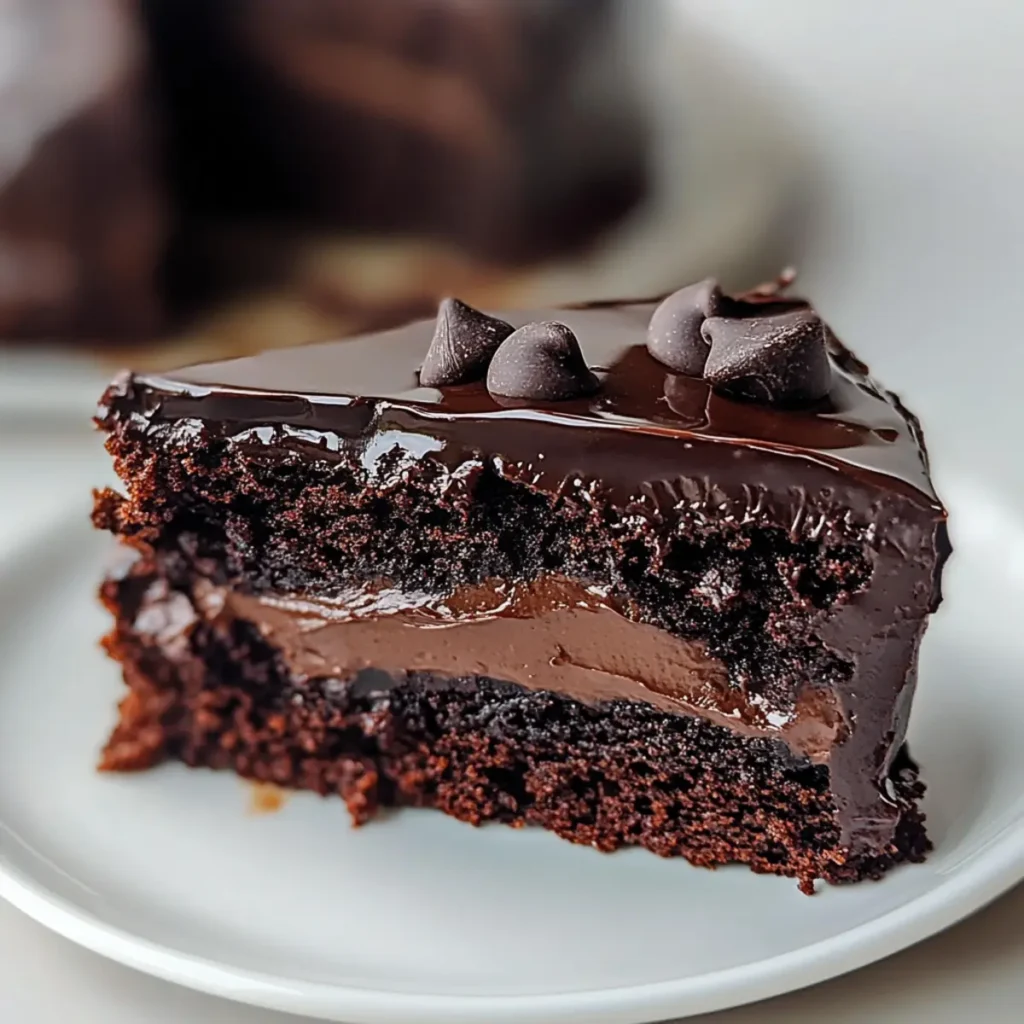 4 Ingredient Healthy Chocolate Cake