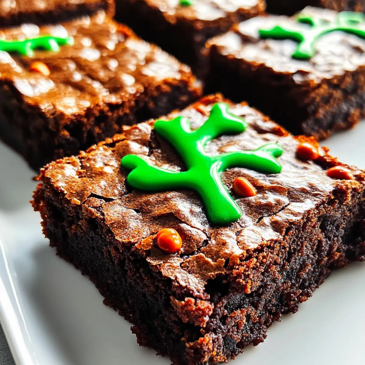 Spiced Tree Brownies