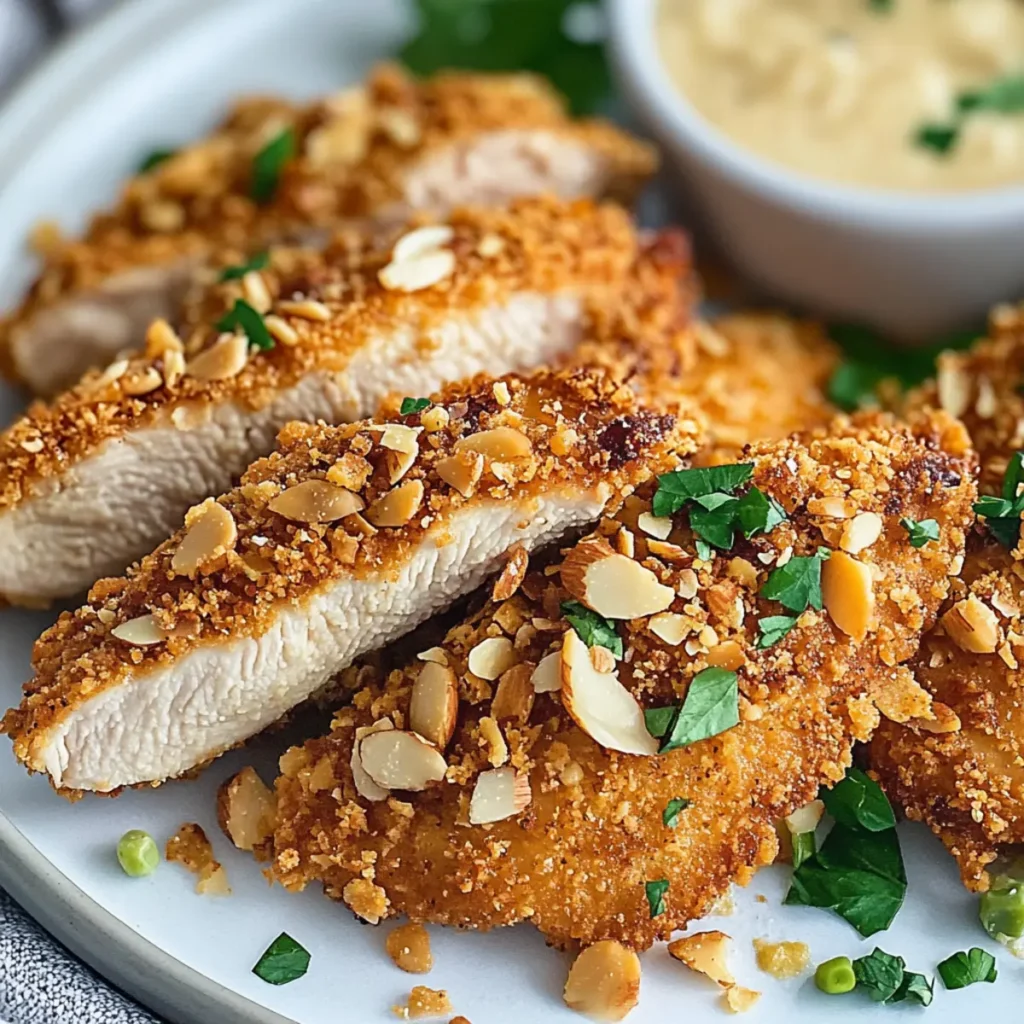 Almond-Crusted Chicken Tenders