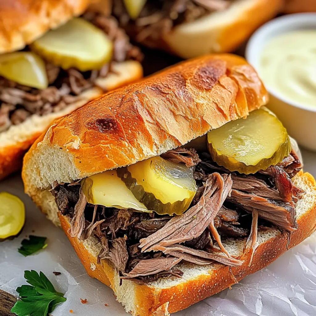 Mississippi Pot Roast Sandwiches