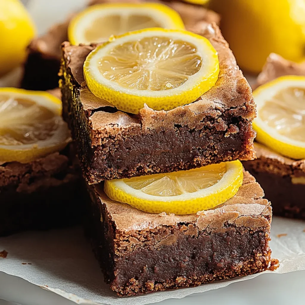 Lemon Brownies