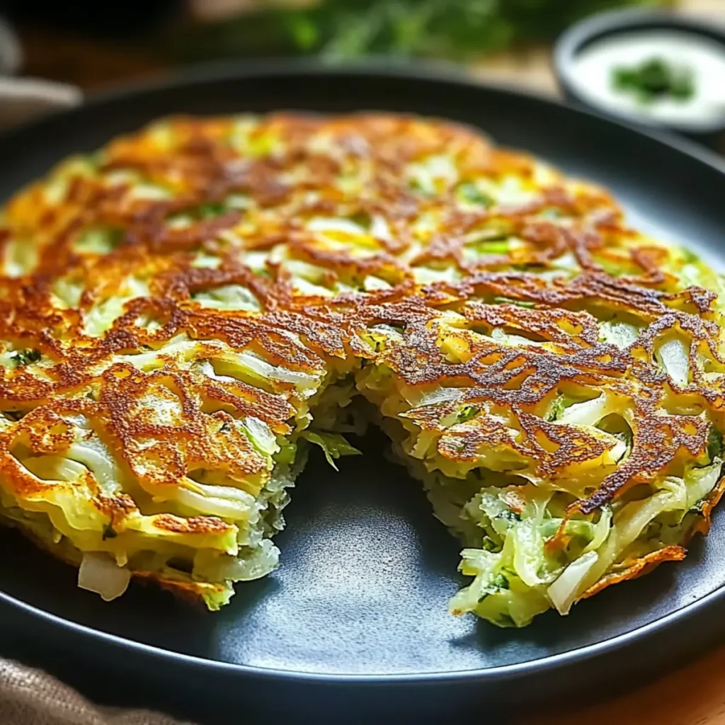 Ultra Crispy Cabbage Pancake