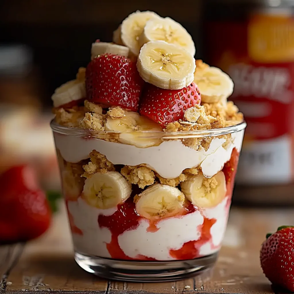 Southern Strawberry Banana Pudding