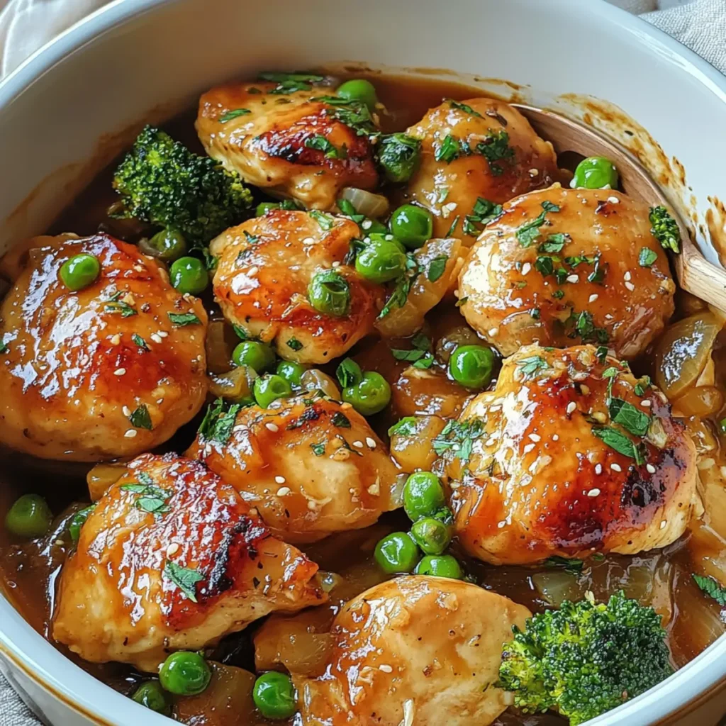 Honey-Garlic Chicken Casserole