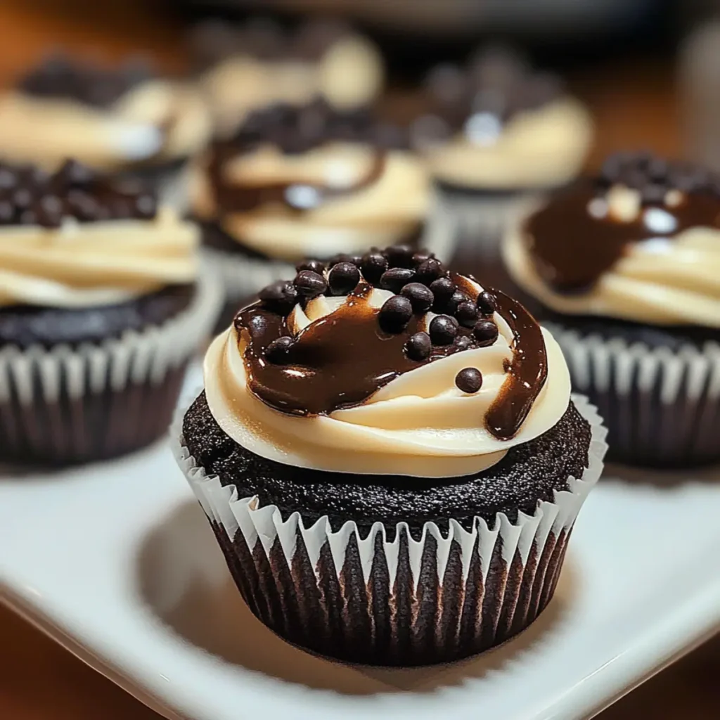 Black Bottom Cupcakes