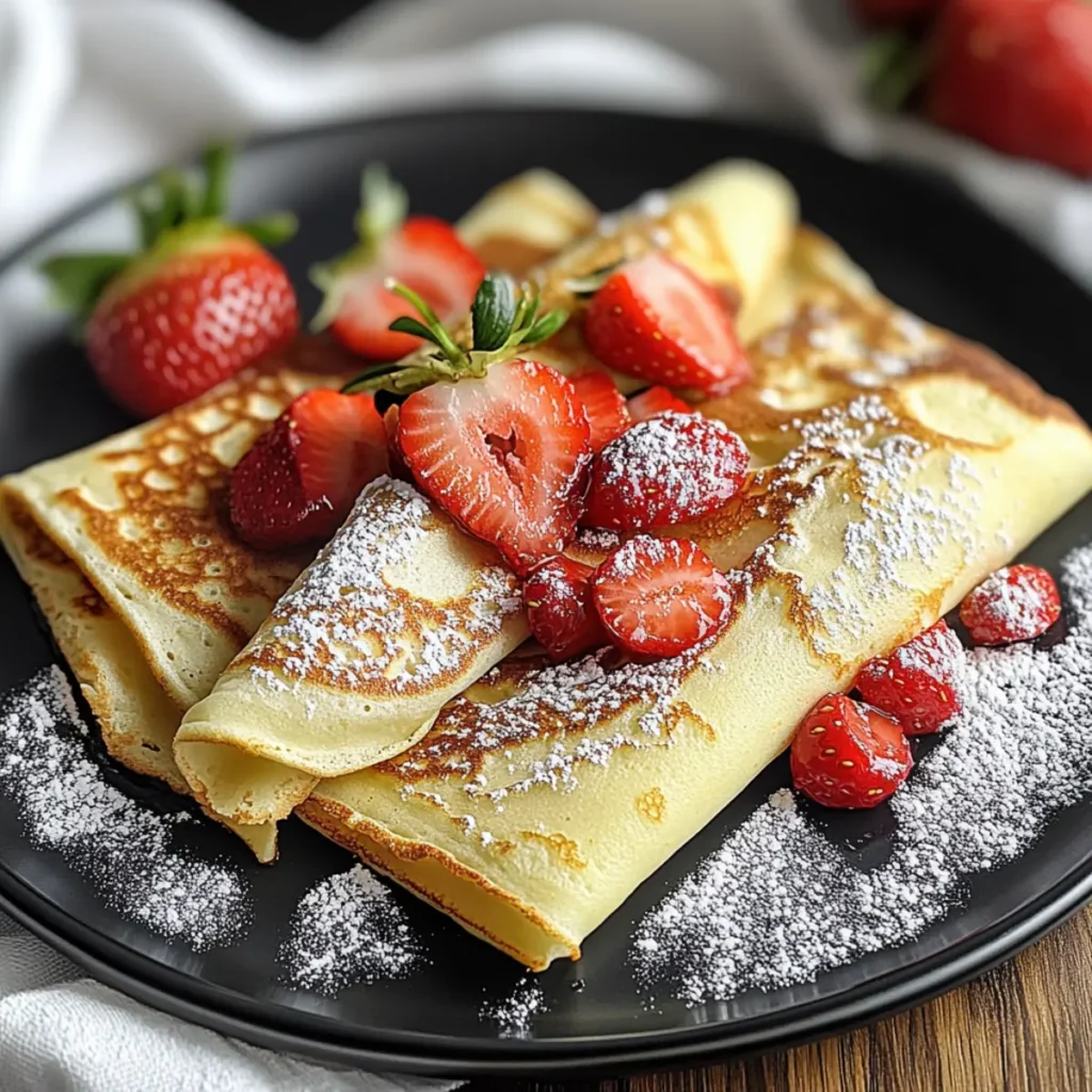 Strawberry Crepes