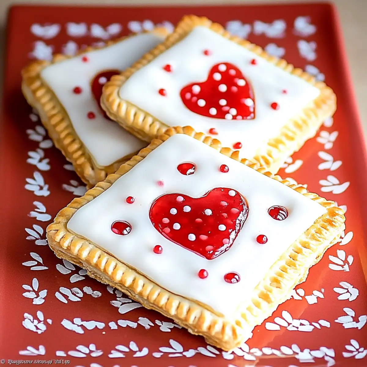 Delicious Valentine's Day Inspired Pop-Tarts with Strawberry Jam