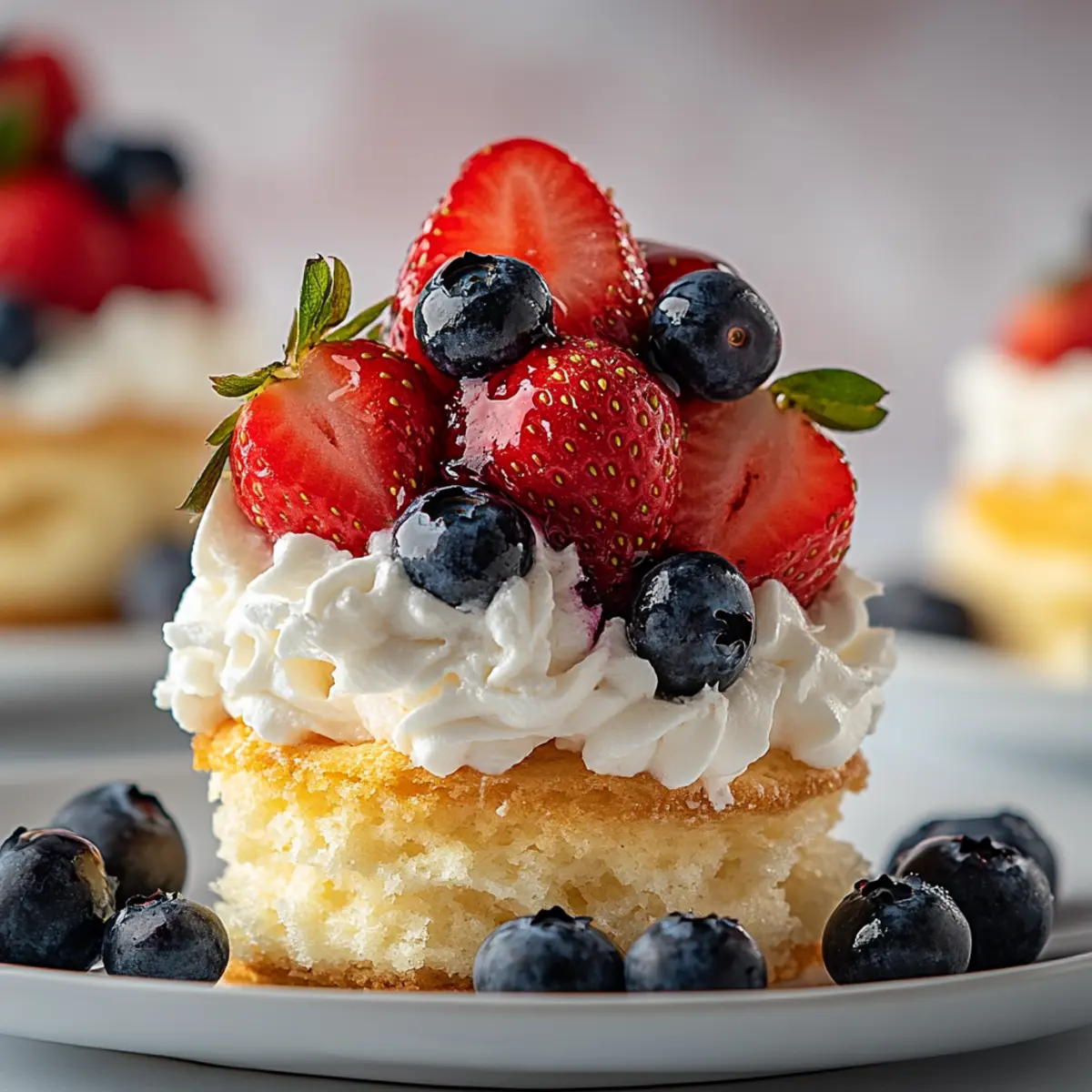 Strawberry Blueberry Shortcakes