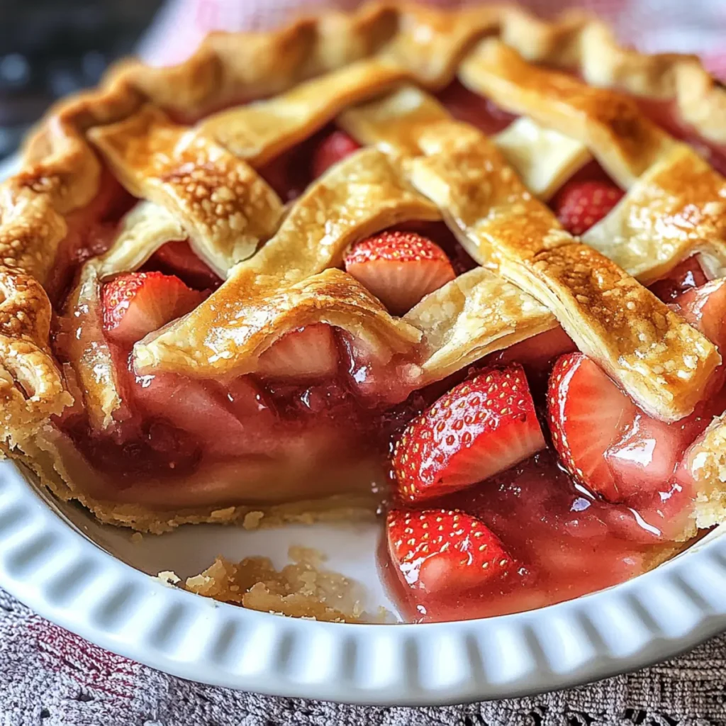 Strawberry Rhubarb Pie