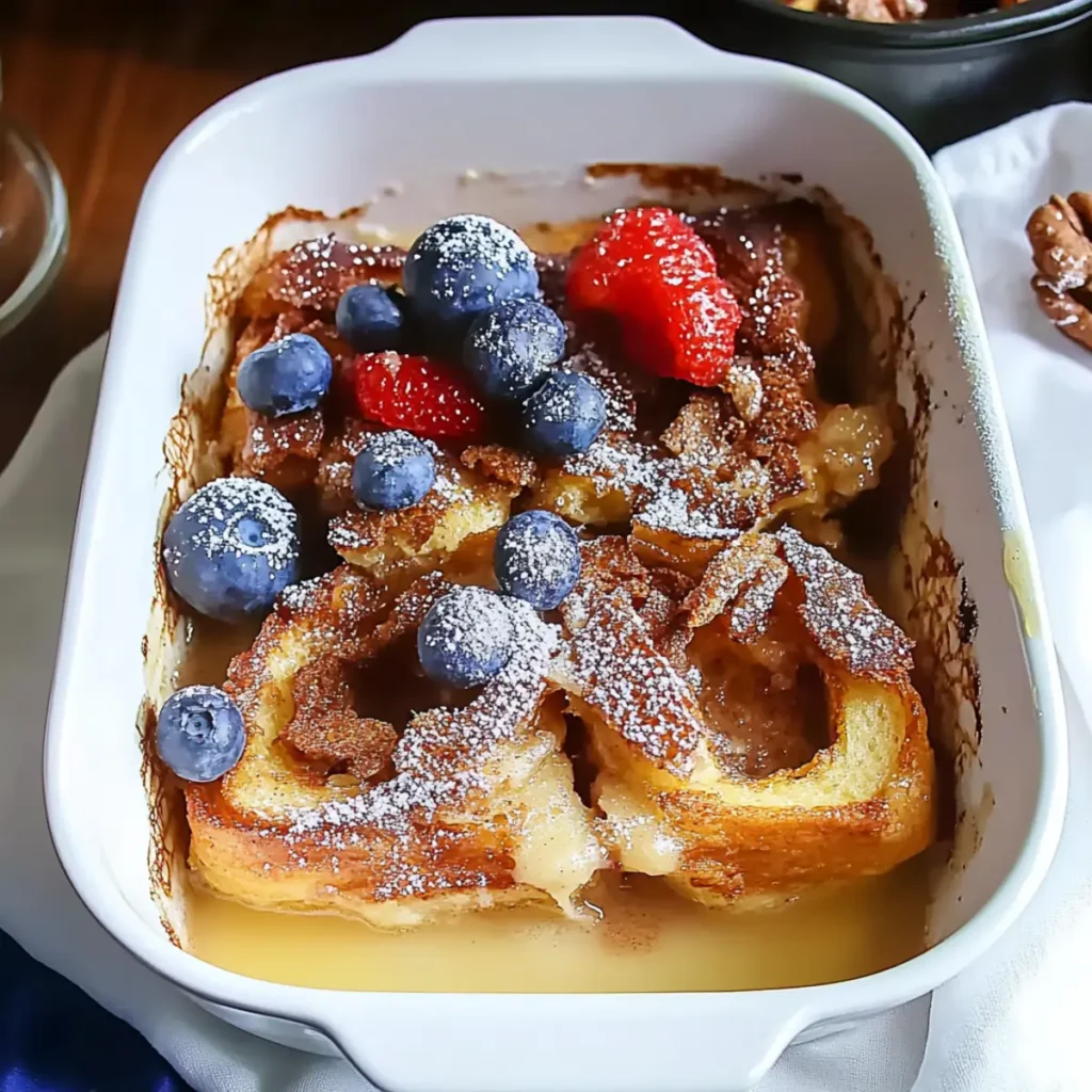 Cinnamon Croissant French Toast Bake