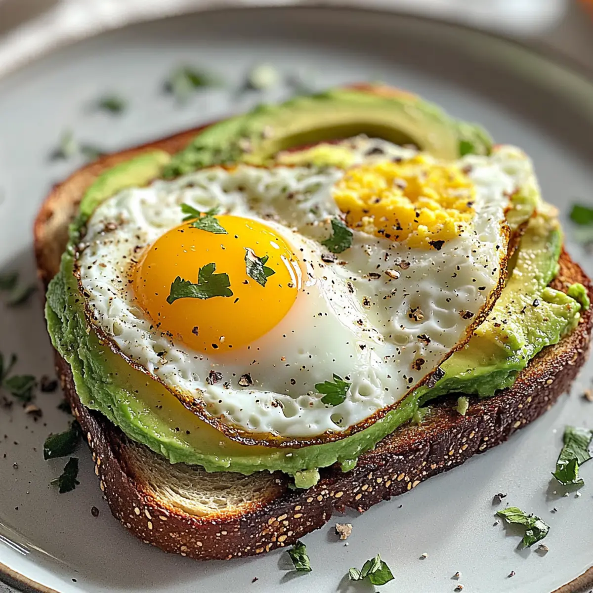 Avocado Toast with Egg