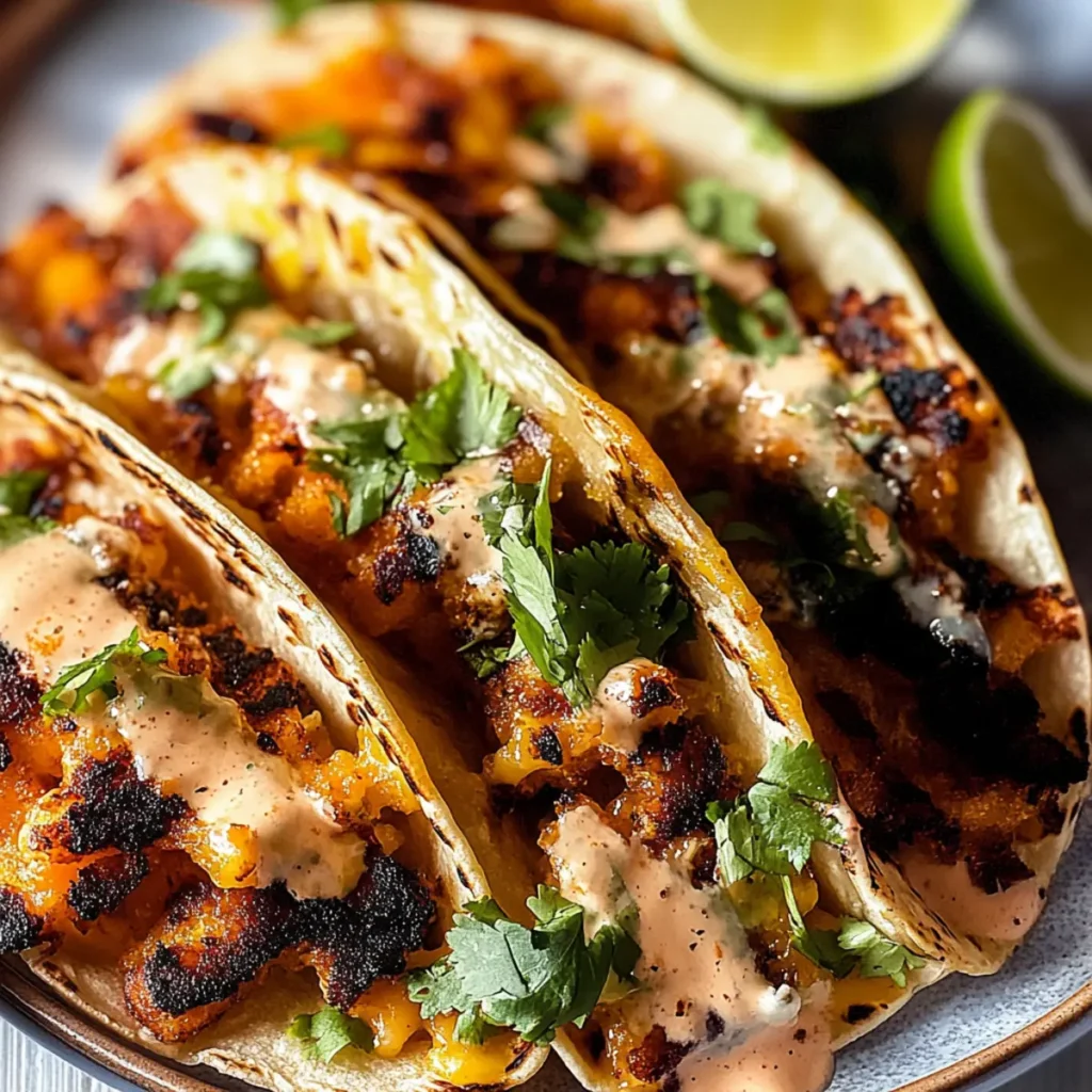Burnt Cheese Tacos