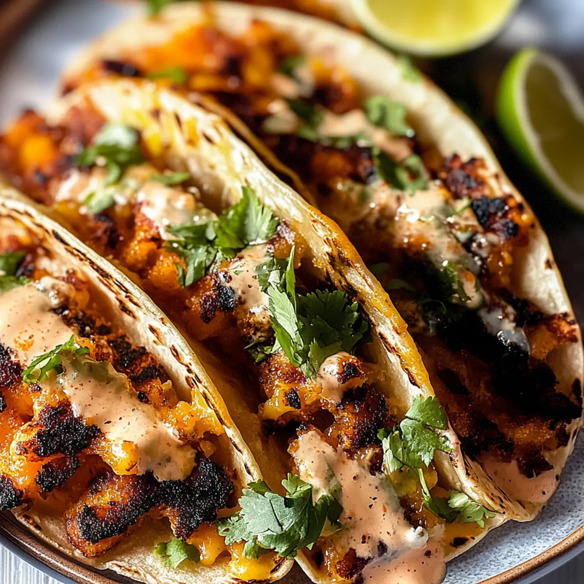 Burnt Cheese Tacos