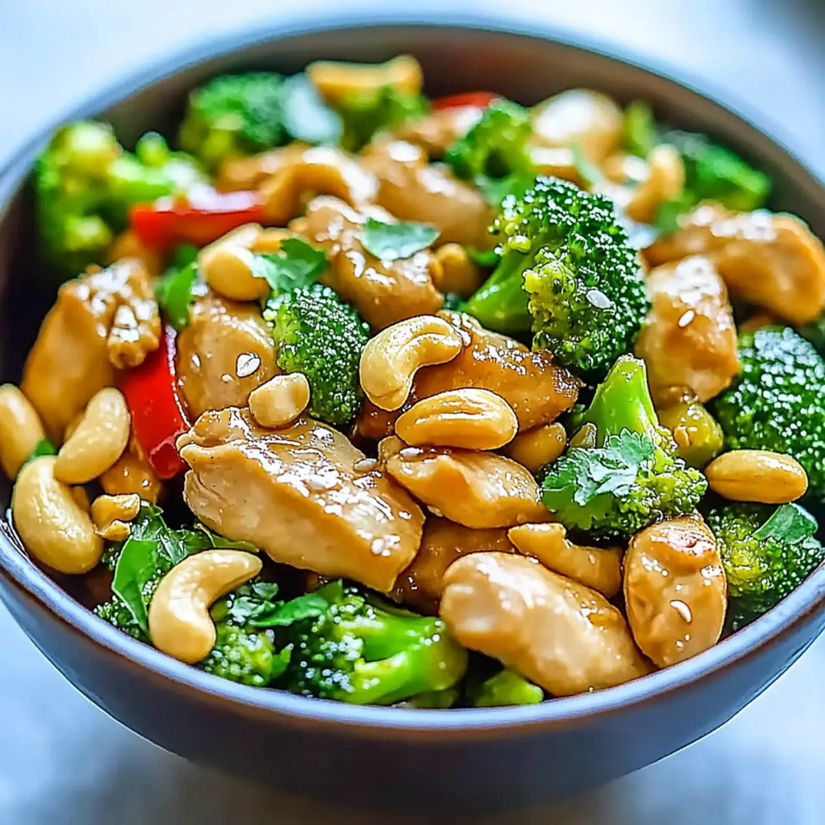 Easy Cashew Chicken & Broccoli Stir-Fry Recipe in 20 Minutes