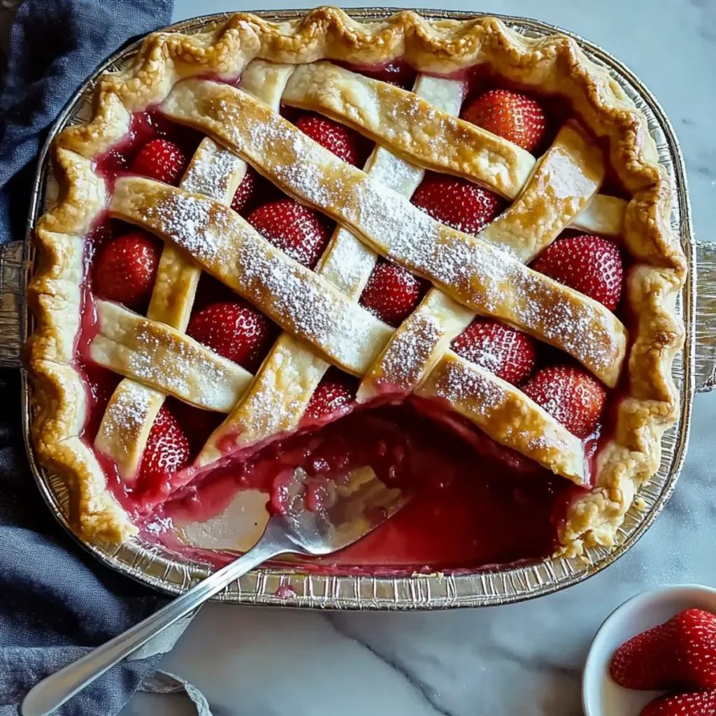 Delicious Strawberry Lattice Pie Recipe for Summer Desserts