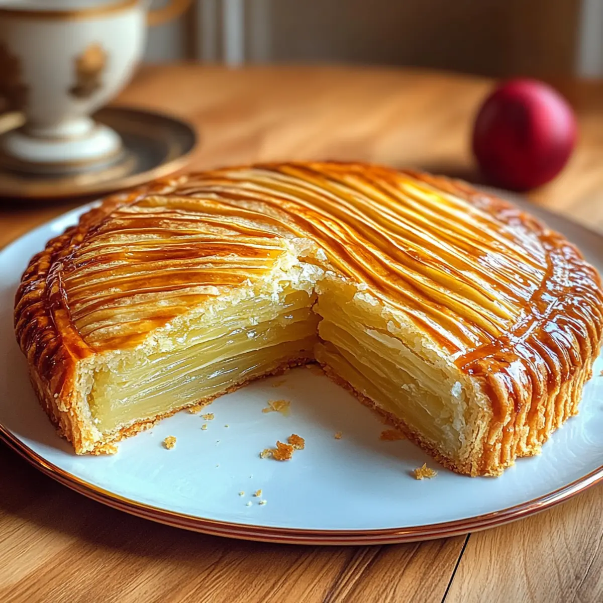 Frangipane galette des rois (king cake)