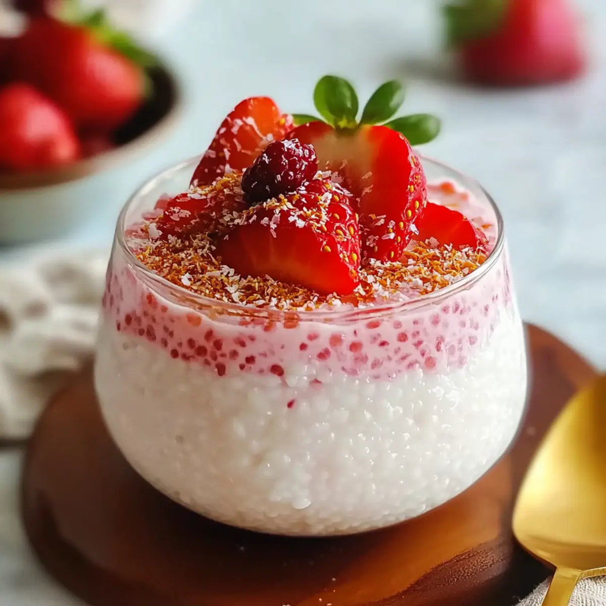 Delicious Strawberry Coconut Tapioca Dessert Recipe to Savor