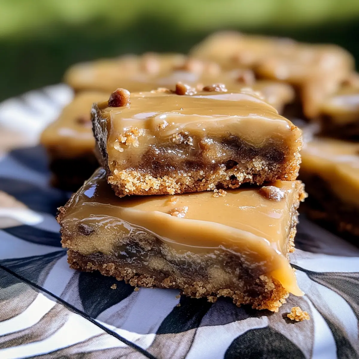 Banana Bread Bars with Salted-Toffee Icing