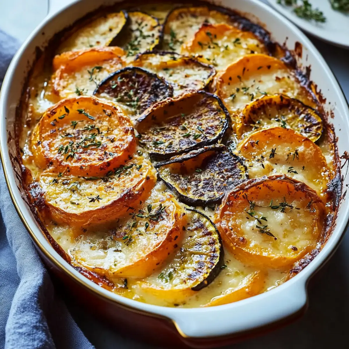 Cheesy Root Vegetable Gratin