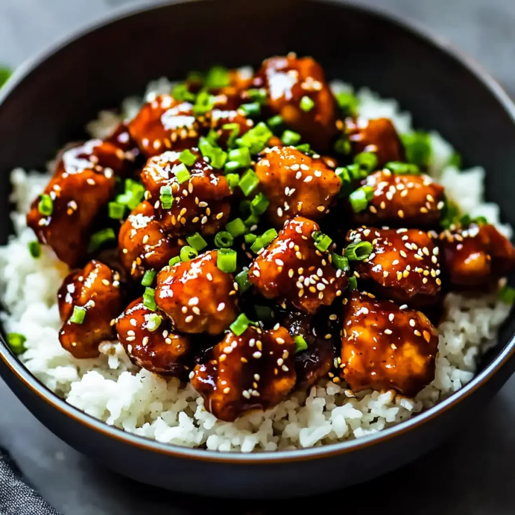 Sticky Garlic Gochujang Chicken