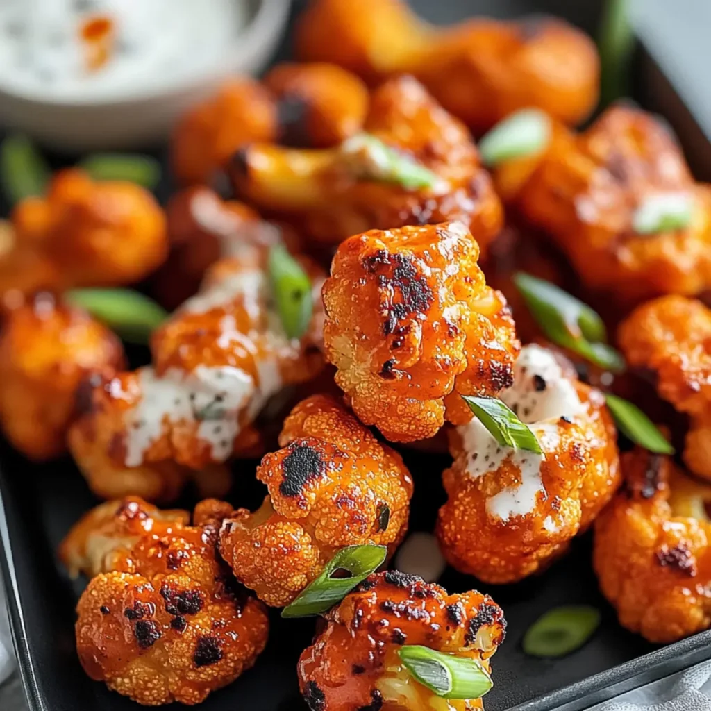 SUPER BOWL Buffalo Cauliflower Wings (Crispy Game Day Bites)