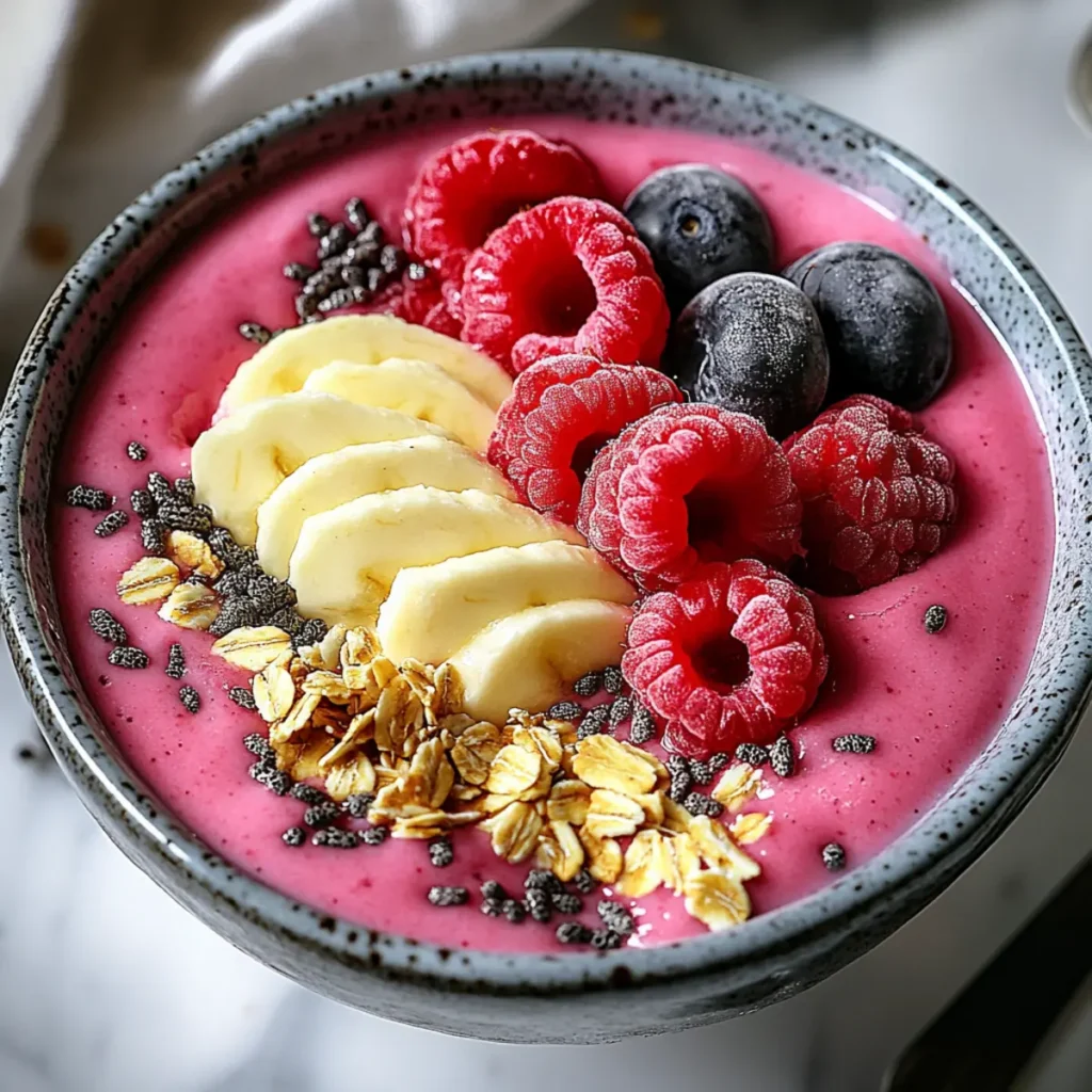 Raspberry Smoothie Bowl