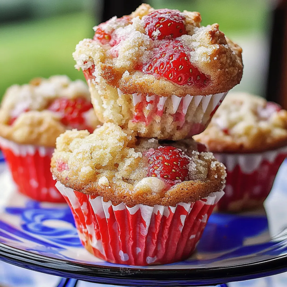Strawberry Shortcake Muffins