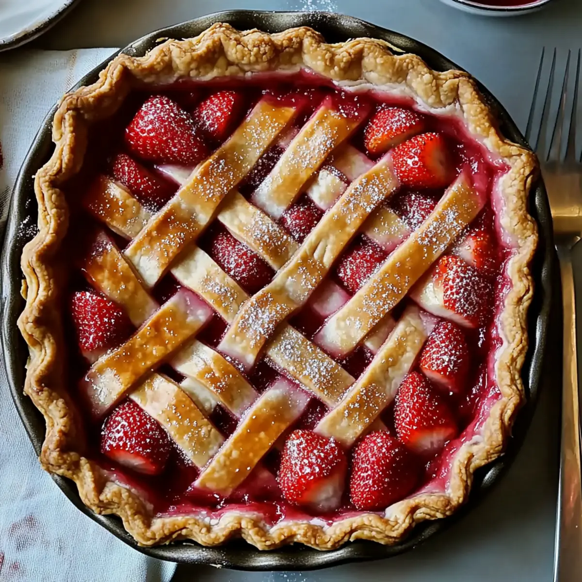 Delicious Strawberry Lattice Pie Recipe for Summer Desserts