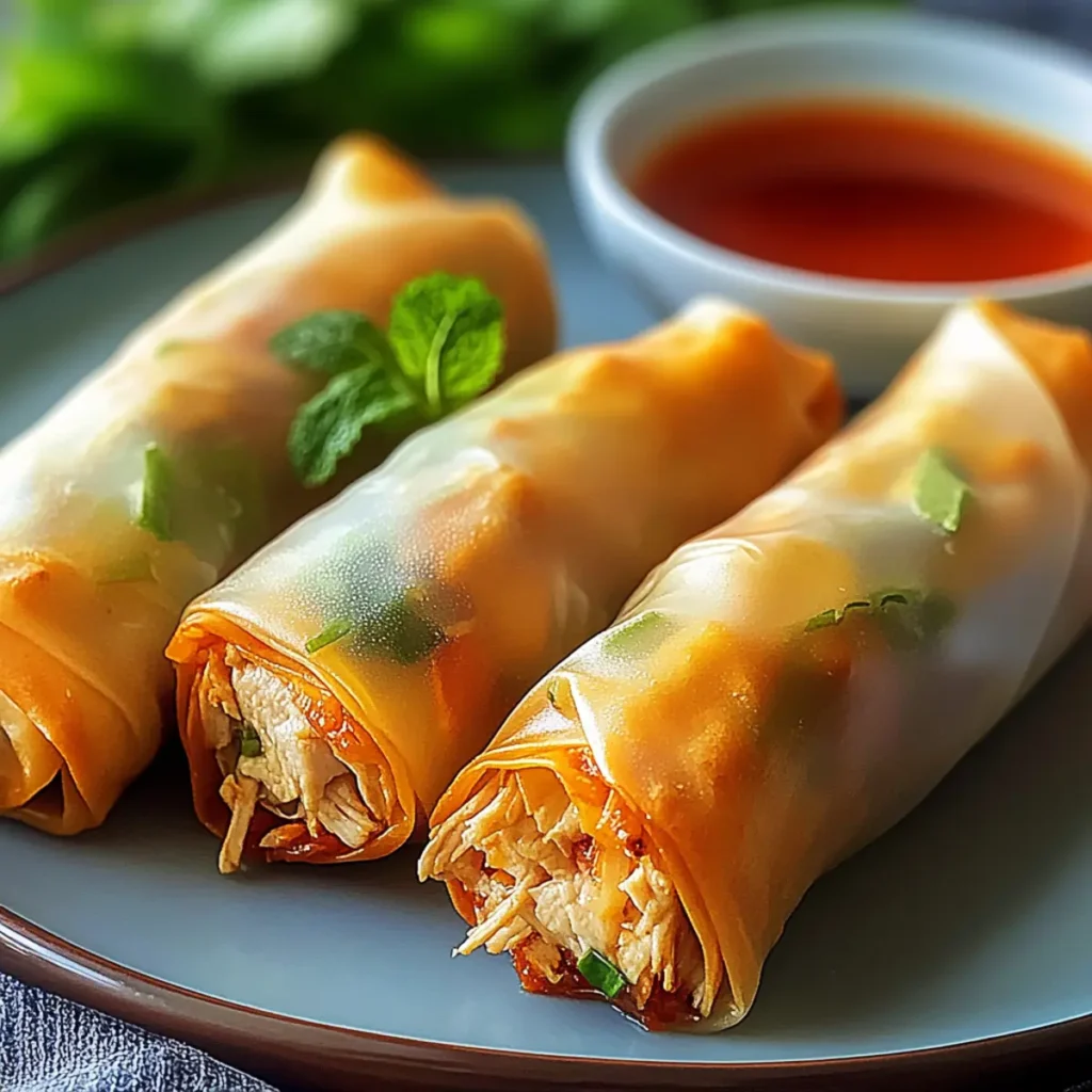 Chicken Spring Rolls Recipe