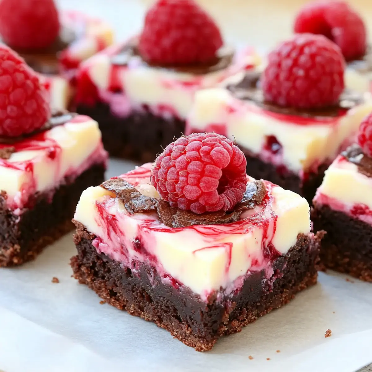Raspberry Cheesecake Brownies